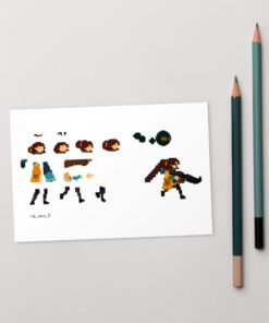 Exploding Fern Postcard